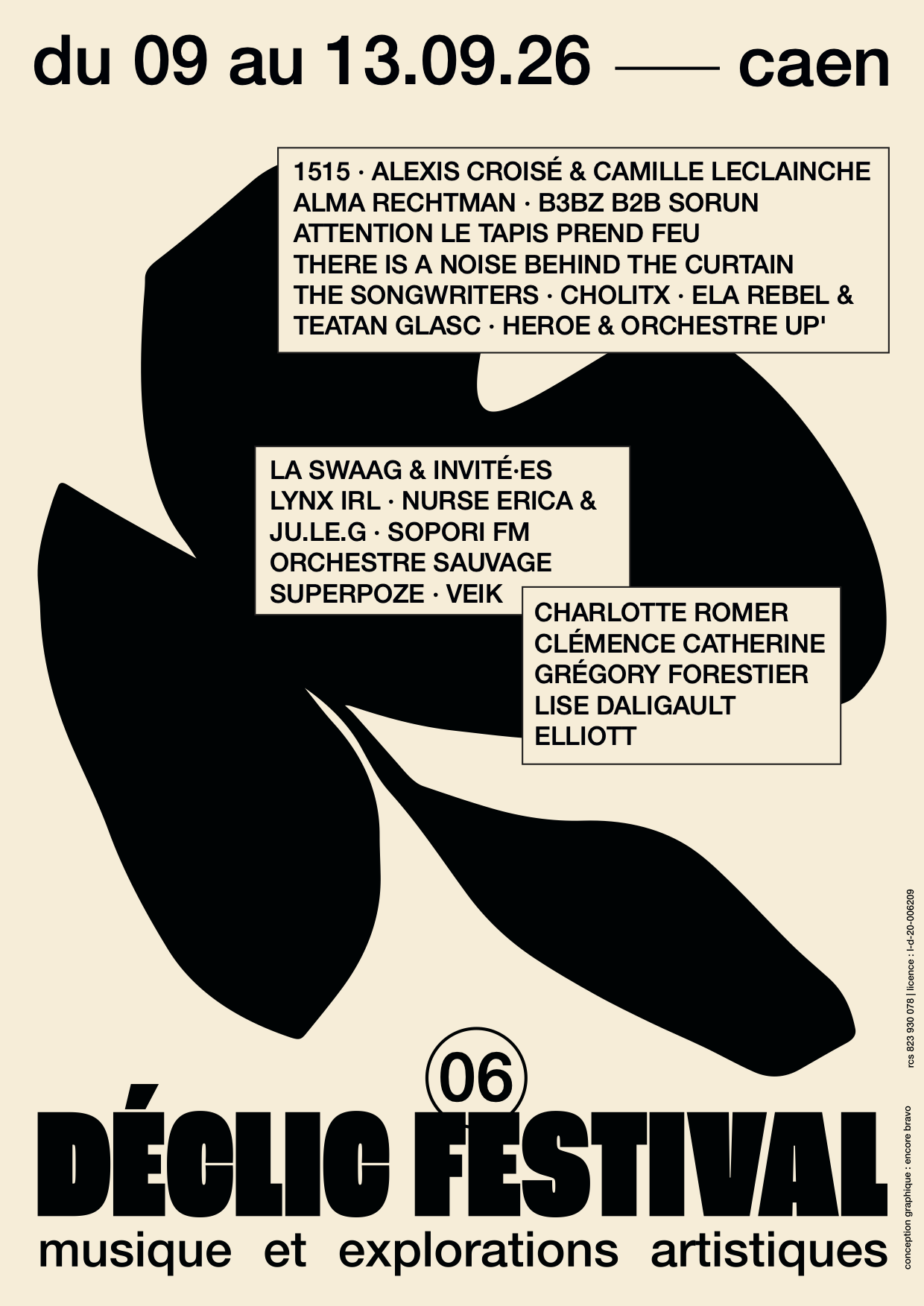 Déclic Festival 2026 — affiche line-up